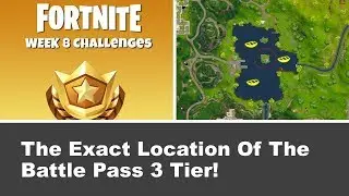 *NEW* THE EXACT LOCATION OF THE WEEK 8 BATTLE PASS 3 TIER CHALLENGES (Fortnite Daily Moments #8)
