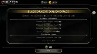 Mortal Kombat Mobile Black Dragon Diamond pack first try😍#mkm #mk11# #MortalKombatMobile