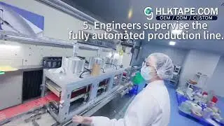 4000㎡ Factory: HLK tape Workshop Production#mouthtape  #nasalstrips # www.hlktape.com