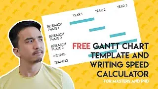 The PERFECT Research Plan with my FREE Gantt Chart Template