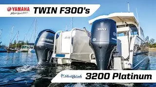Sailfish 3200 Platinum Sport Catamaran With Yamaha Helm Master + Twin F300's