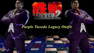 Tekken 8 - Kazuya (Tekken 2 Purple Suit) Custom Outfit