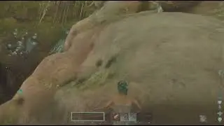 ARK Survival Ascended - Rock climbing on Aberration
