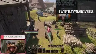 Ashes of Creation. Изучаю драмму с Нарком. Крафчу. Файтер Ч1