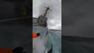Overboard in deadly conditions #maritime #rescue