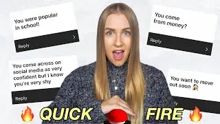 Quick Fire Assumptions Challenge.. I Have to Answer *EVERYTHING!*