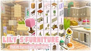 80+ NEW ITEMS 「Lily&rsquo;s Furniture V1.0 update」 ✨ Minecraft pe/be 1.21+