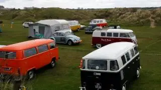 Spijlbus SplitScreenTaxiBus @ Vintage At Zandvoort 2017 oldtimer VW meeting