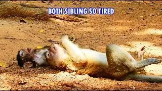 BOTH SIBLING SO TIRED ! MUCH PITY LITTLE ALBA TRYING TO CARE POOR ANISSA INSTEAD HER MUM