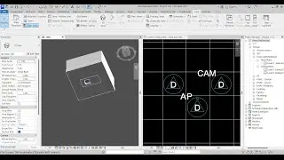 Create Multi-Type Ceiling Mounted Simplex Data Outlet Family
