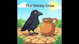 THE THIRSTY CROW STORY 🐦&zwj;⬛💧 You WON'T Believe What Happens! | Moral Story for Kids