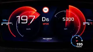 0-200 | Peugeot 2008 1.2 PureTech 130hp Top Speed Acceleration