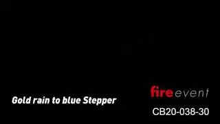 fireevent SL 30 Gold rain to blue Stepper_Art.Nr. CB20-038_30