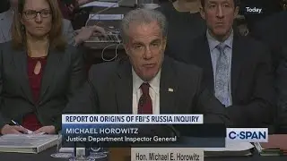 Inspector General Report on Origins of FBI's Russia Inquiry