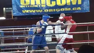 97-Andrew Gardiner vs Artie Cousins - Amateur boxing