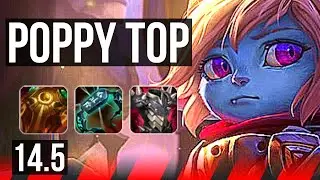 POPPY vs GNAR (TOP) | Rank 8 Poppy, 9/4/14 | TR Master | 14.5