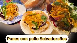 COMO HACER PANES CON POLLO #receta #videoviral #comidasalvadore&ntilde;a 