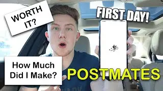 Doordash Driver Tries Postmates Delivery! (Was it worth it?) | Postmates Review