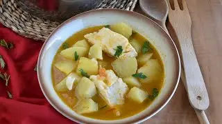 👌 Emblanco o matamaridos RECETA TRADICIONAL DE PATATAS Y PESCADO