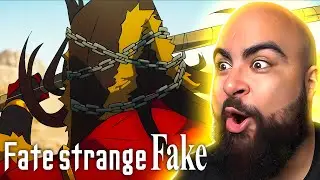 GILGAMESH VS ARCHER VS RIDER!!! | Fate Strange Fake EPISODE 4 REACTION!