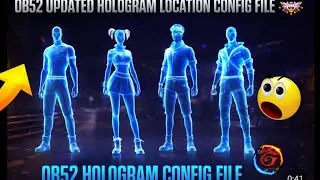 Free Fire 3D Hologram Config File | OB52 Free Fire Max Enemy Location Hack | 3D Hologram File