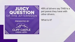 Juicy Question: Half of drivers say when other drivers do THIS it bothers them