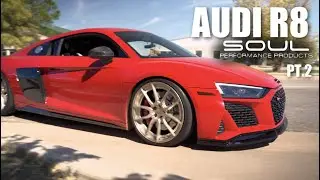 AUDI R8 Soul Performance Race Exhaust Install + Sound Clip (2)