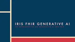 iris fhir generative ai
