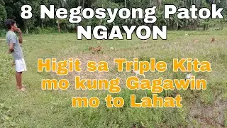 8 Negosyong Patok Ngayon | Livestock Gulay Tindahan Bigasan Atbp | Essential Business