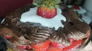 حلوى سريعة في 5 دقايق | ميكس فواكه بالكريم شانتيه بطعم تحفة ومن غير فرن#اكلات-نونا-الصباحى