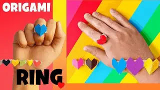 DIY Origami Heart Ring | Easy Paper Ring Tutorial