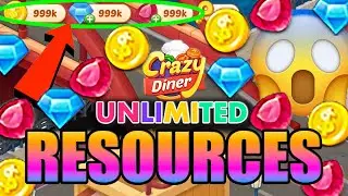 Crazy Diner Cheat - Unlimited Free Coins, Diamonds and Crystals