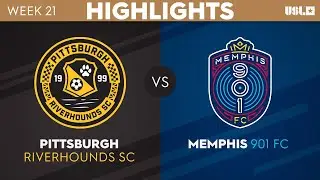 7.29.2023 | Pittsburgh Riverhounds SC vs. Memphis 901 FC - Game Highlights
