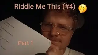 [ASMR] Whispering Jokes (#4) - Riddles Edition (Part 1)