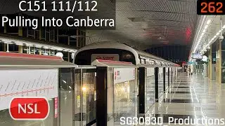 [SMRT][Retired; Jackpot KHI!] KHI C151 [111/112] - Pulling Into NS12 Canberra (NSL)