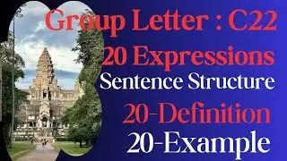 20 Phrases of English Sentence Structure | Writing and Speaking Skills | Useful Expression| Idioms