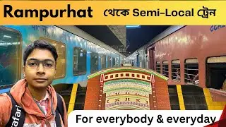 Viswabharati Fast Passenger AC Chair Car Journey// Rampurhat to Howrah All Stoppage Details