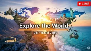 Explore the World with us | 24/7 Relaxing Travel Vibes 🌍✈️| Road to 1000 Subs #Live | Byond Borders
