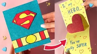 DIY Father&rsquo;s Day Card Idea | How To Make Cute Gift For Father