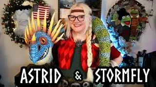 I Made Astrid & Stormfly from Scratch! | How to Train Your Dragon Fan Art