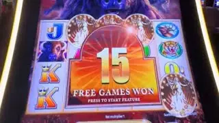 High Limit #Buffalo Extreme Bonus - Rare 4 coin hit! #slot #gambling #slotscasinogames #casino #win 