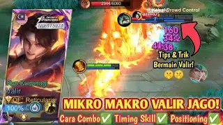 TIPS JAGO PAKAI VALIR BIAR BISA GENDONG TIM! MIKRO MAKRO VALIR - BUILD VALIR TERSAKIT 2026 - MLBB