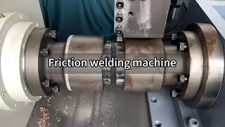 Friction welding machine, Welding dissimilar materials, such as aluminum-steel, copper-aluminum