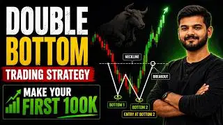 DOUBLE BOTTOM TRADING STRATEGY | HOW TO TRADE W PATTERN | TRADE WITH LOGIC