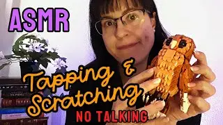 ASMR &middot; 💛Lego Owl Trigger and More 🌜&middot; Tapping and Scratching &middot; NO TALKING &middot; LOOPED WITH RAIN