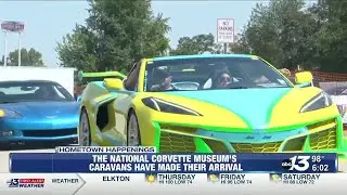 Corvette Caravan arrives in Bowling Green