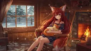 Japanese Baby Sleep Music ❄️ Gentle Lullaby for Cozy Winter Nights