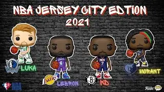Unboxing NBA Funko Pops 2021 | NBA Jersey City Edition Funko Pop | Funko Pop Lebron James