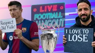 HAALAND | AMORIM | Barcelona | LEWANDOWSKI | Champions League PREVIEW - Football Hangout