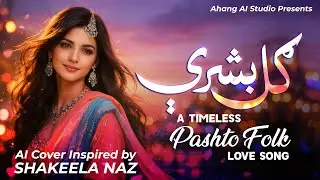 Gul Bashri &ndash; AI Cover | Pashto Folk Love Song | Inspired by Shakeela Naz | Ahang AI Studio